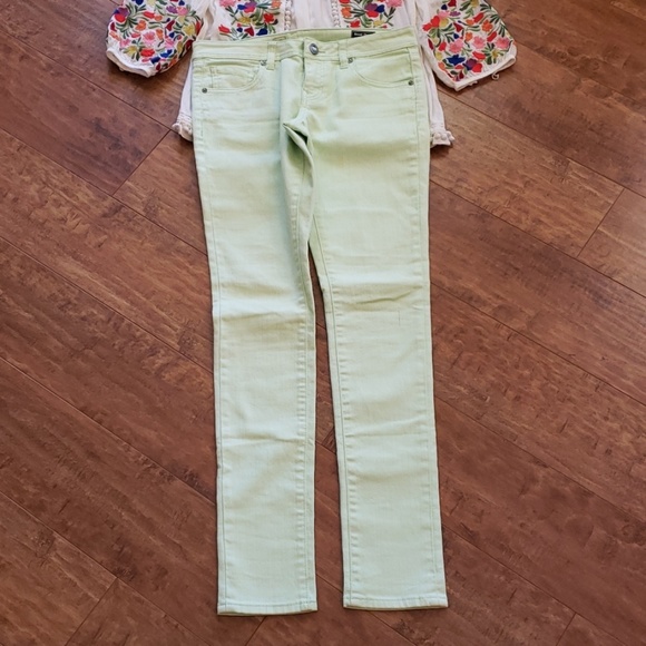 Volcom melo lime green jeans - Picture 2 of 8